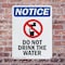Signmission Do Not Drink The Water, 10 in W x Rectangle, Plastic OS-2PACK-NS-P-1014-V-11151 - alternate 2